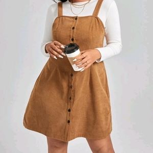 Shein overall dress (tee not included)